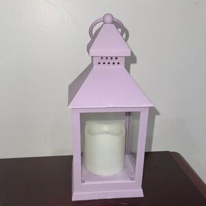 Lavender Lantern Candle Holder